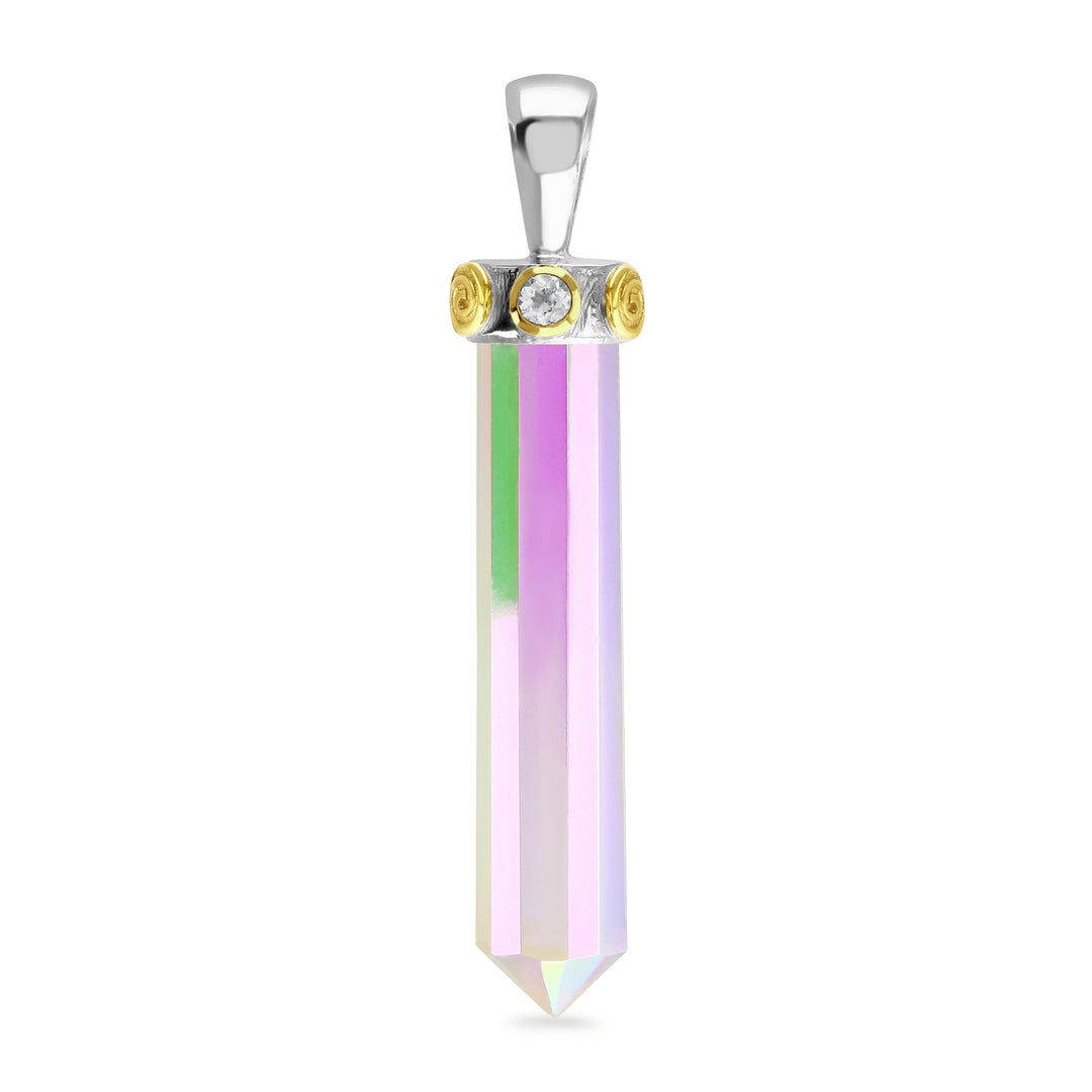 Aura Quartz Vogel Pendant