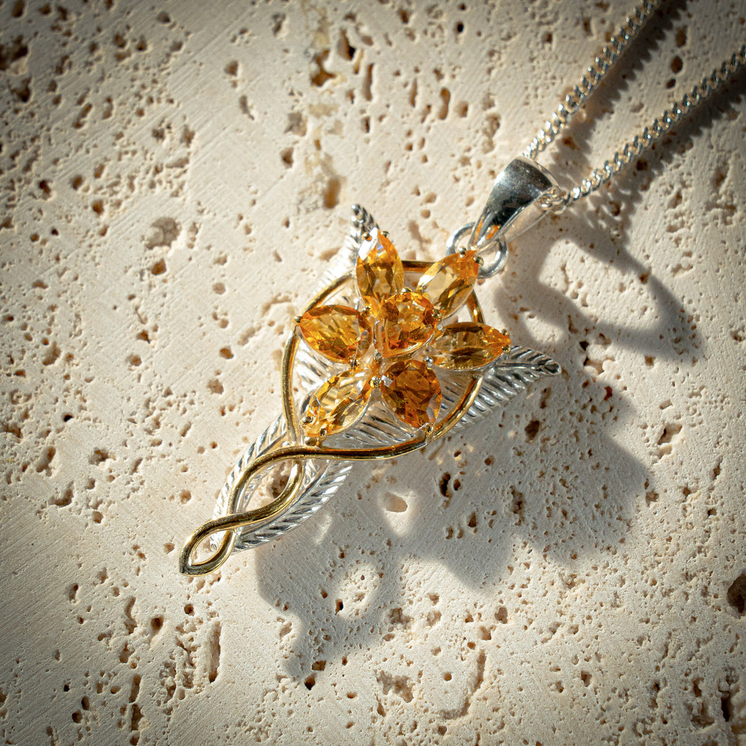 Citrine Elvenstar Pendant