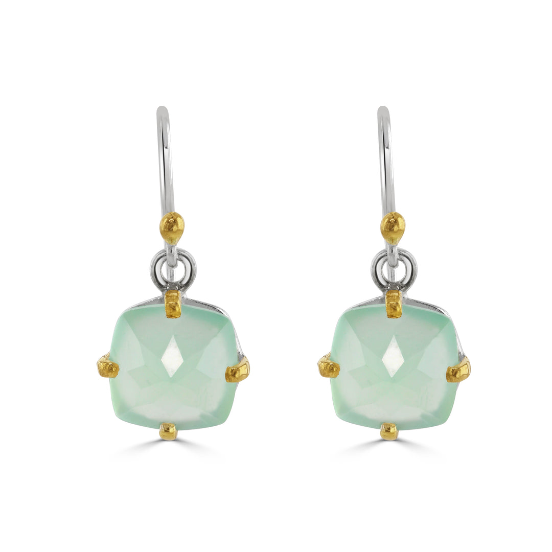 Green Chalcedony Aurora Earrings