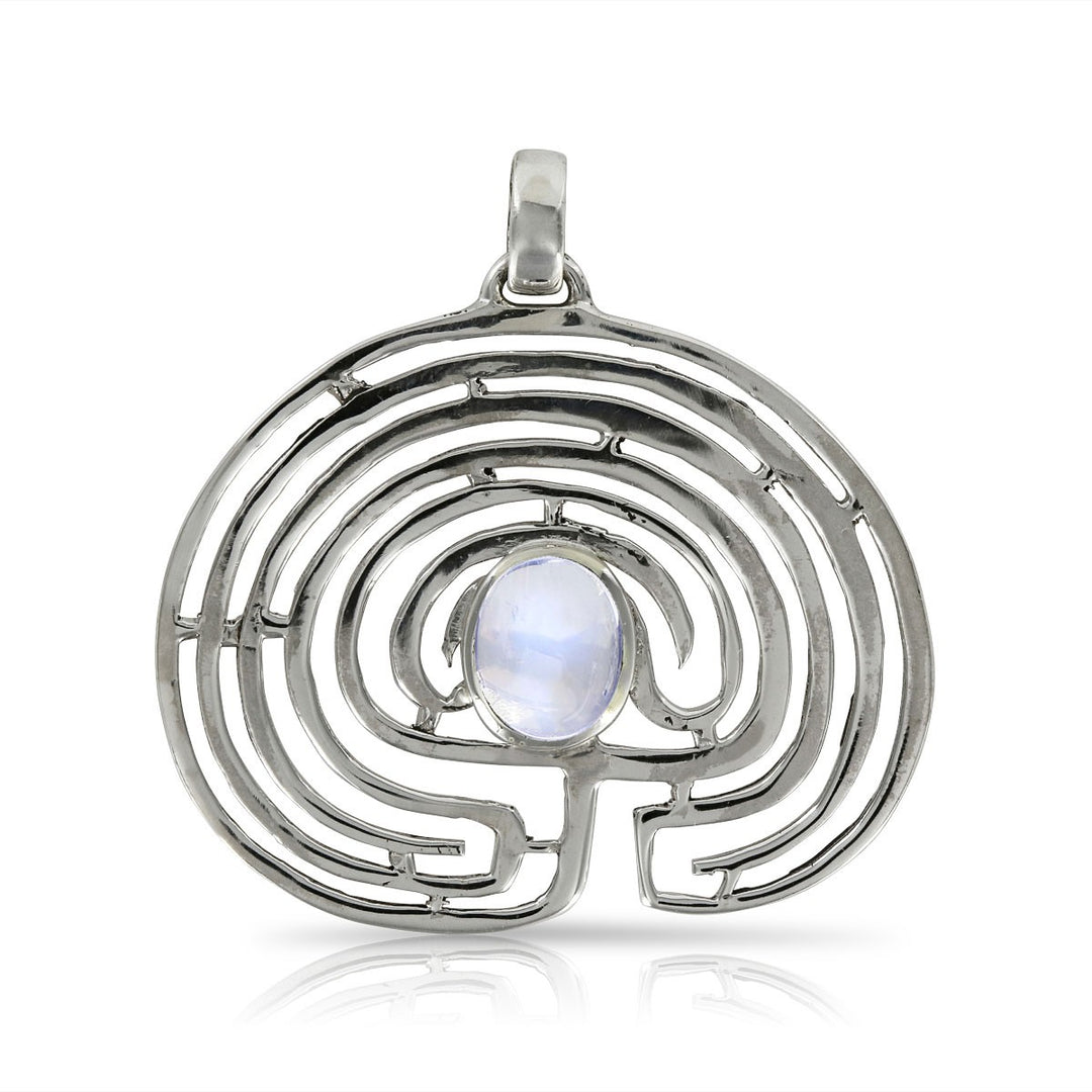 Labyrinth with Rainbow Moonstone