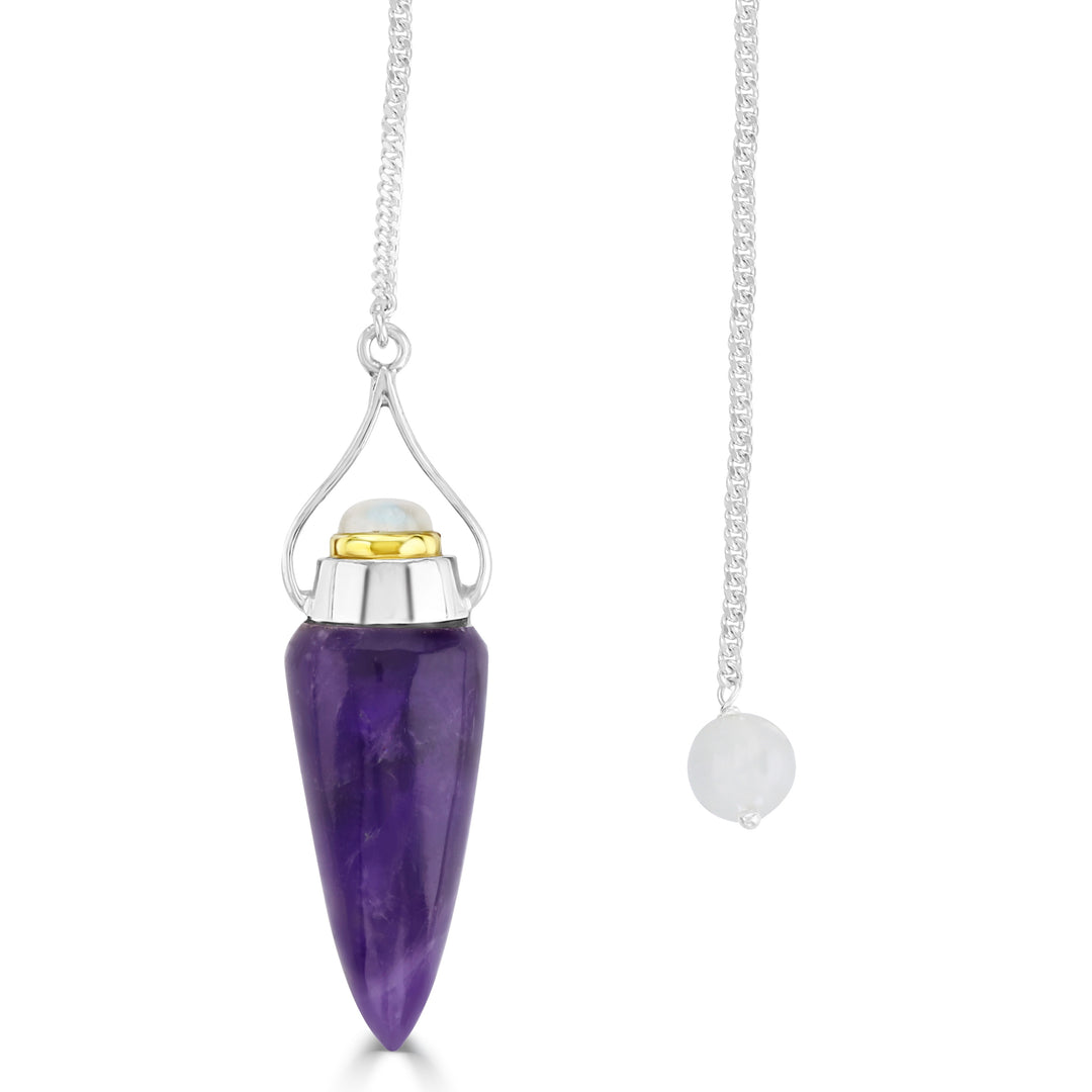 Amethyst Drop Pendulum