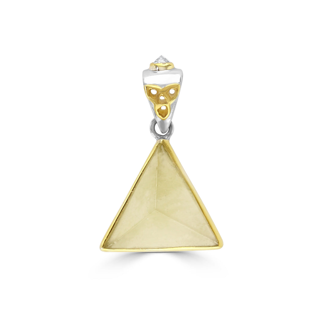 Golden Tektite Pyramid