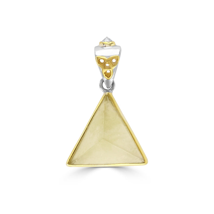 Golden Tektite Pyramid