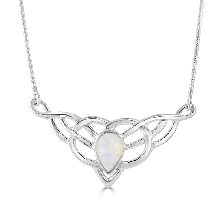 Moonstone Celtic Necklace