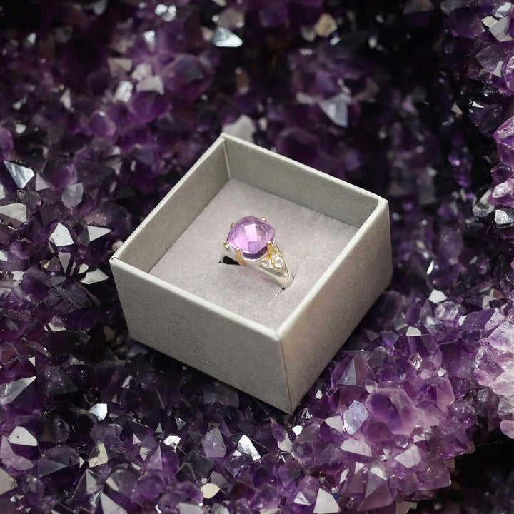 Amethyst Aurora Ring