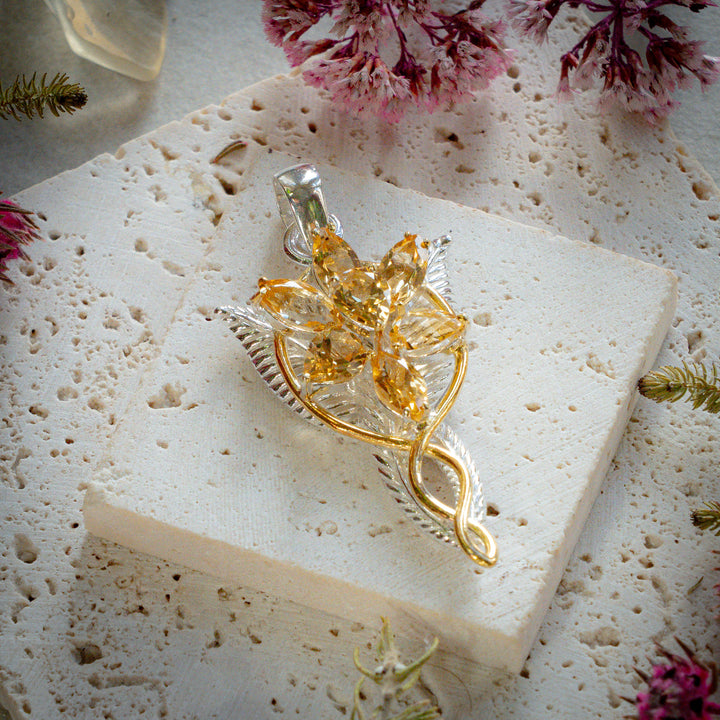 Citrine Elvenstar Pendant