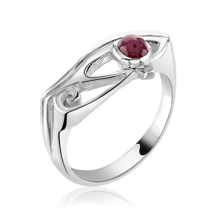 Ruby Eye of Horus Ring