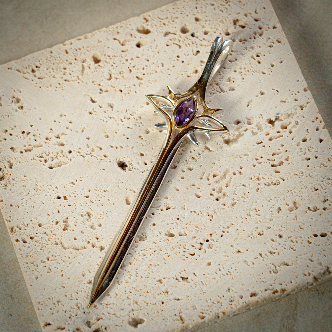 Elven Sword with Amethyst