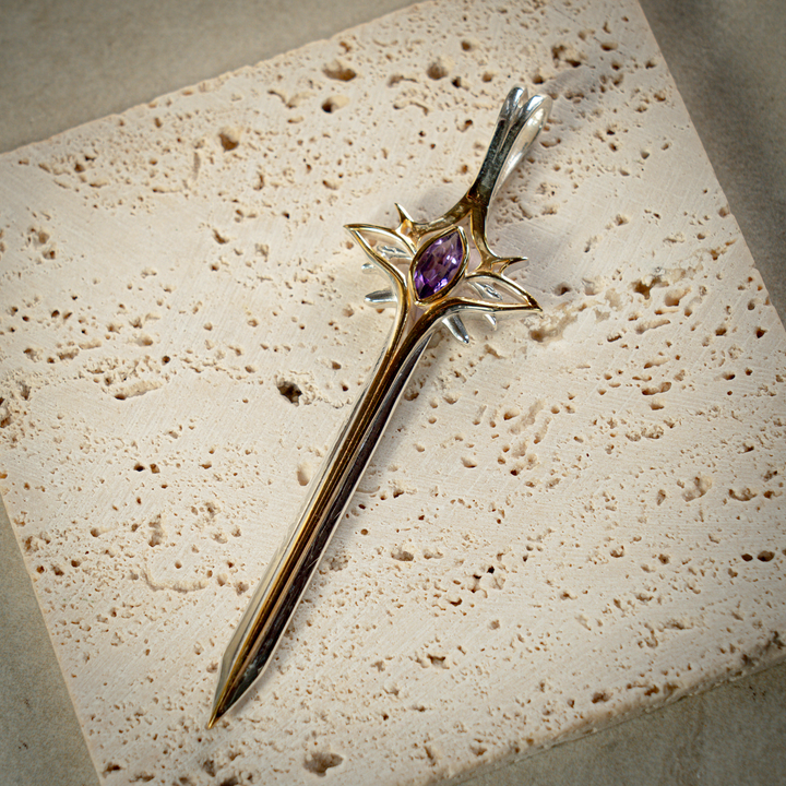 Elven Sword with Amethyst