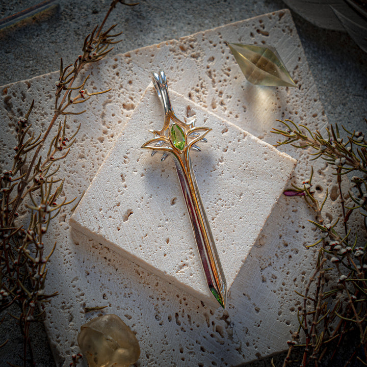 Elven Sword with Peridot