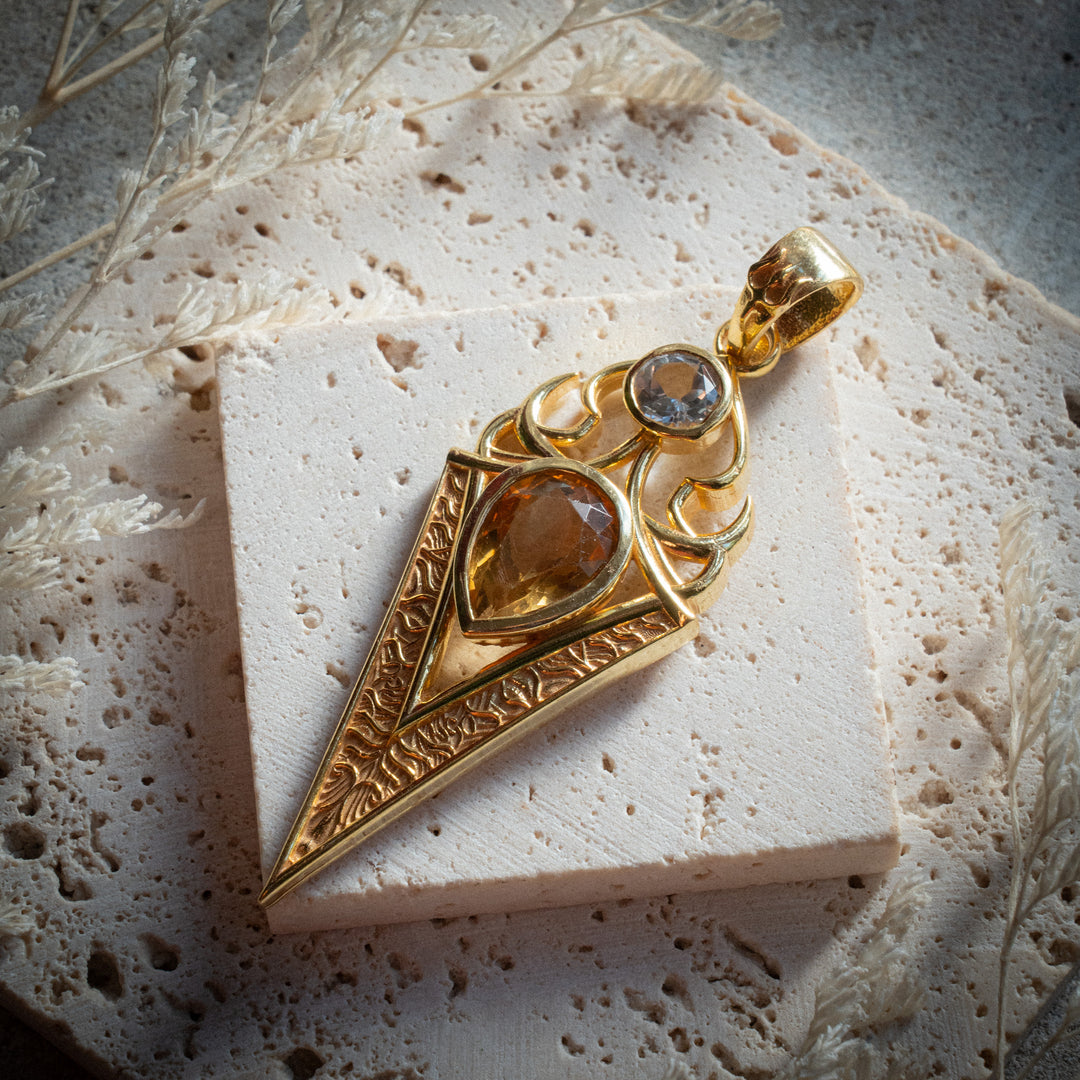 Gilded Citrine Spear of Destiny