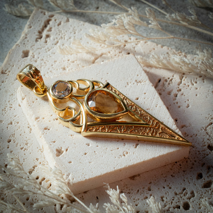 Gilded Citrine Spear of Destiny