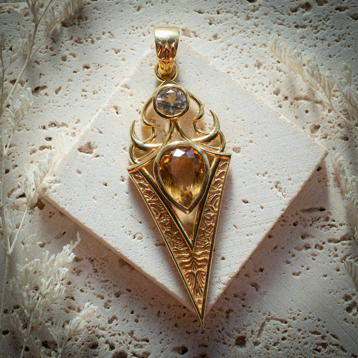 Gilded Citrine Spear of Destiny