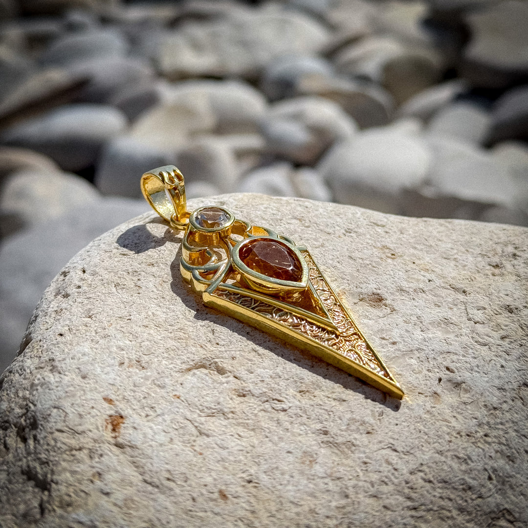 Gilded Citrine Spear of Destiny
