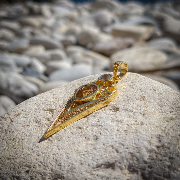 Gilded Citrine Spear of Destiny