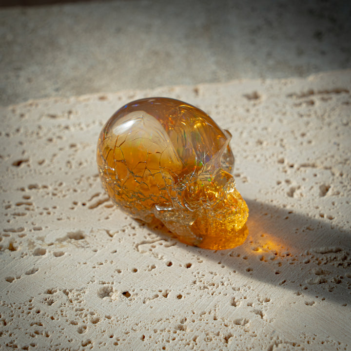 'Ignis' Ethiopian Fire Opal Skull