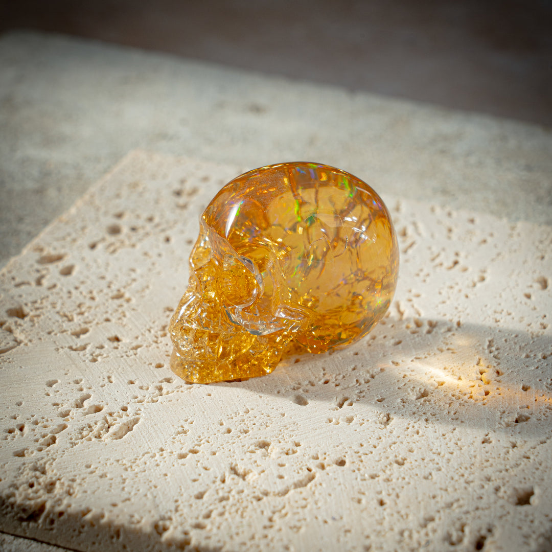 'Ignis' Ethiopian Fire Opal Skull
