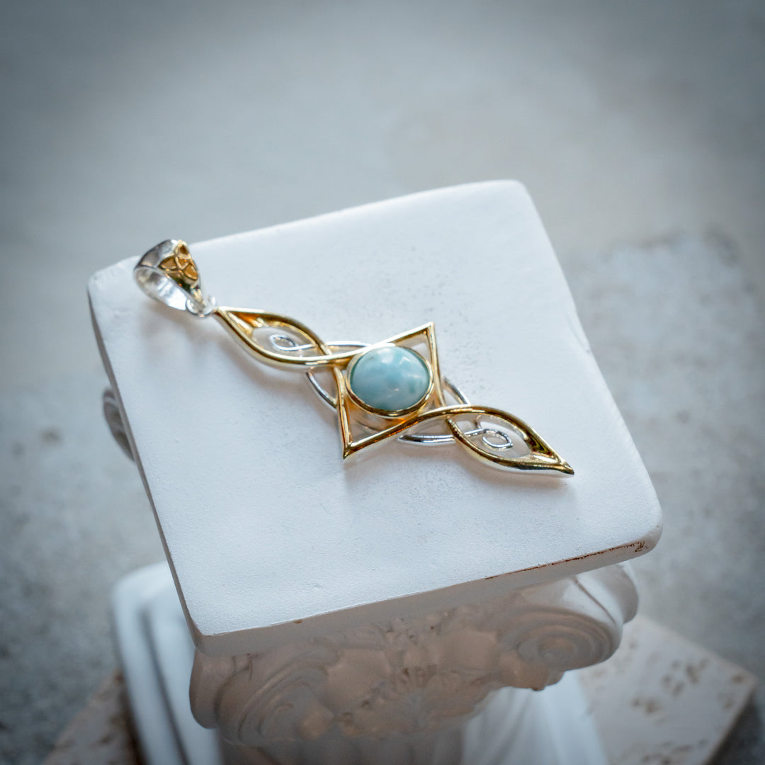Larimar Etheria Pendant
