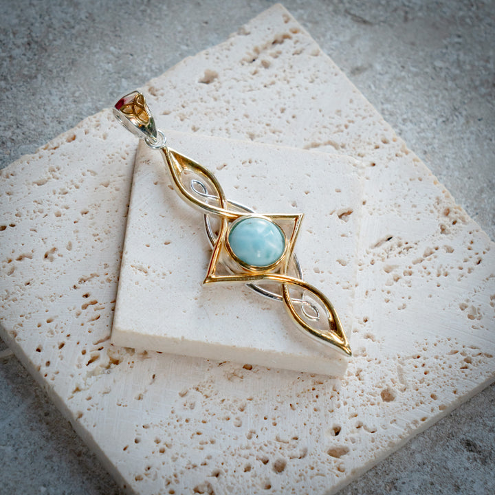 Larimar Etheria Pendant