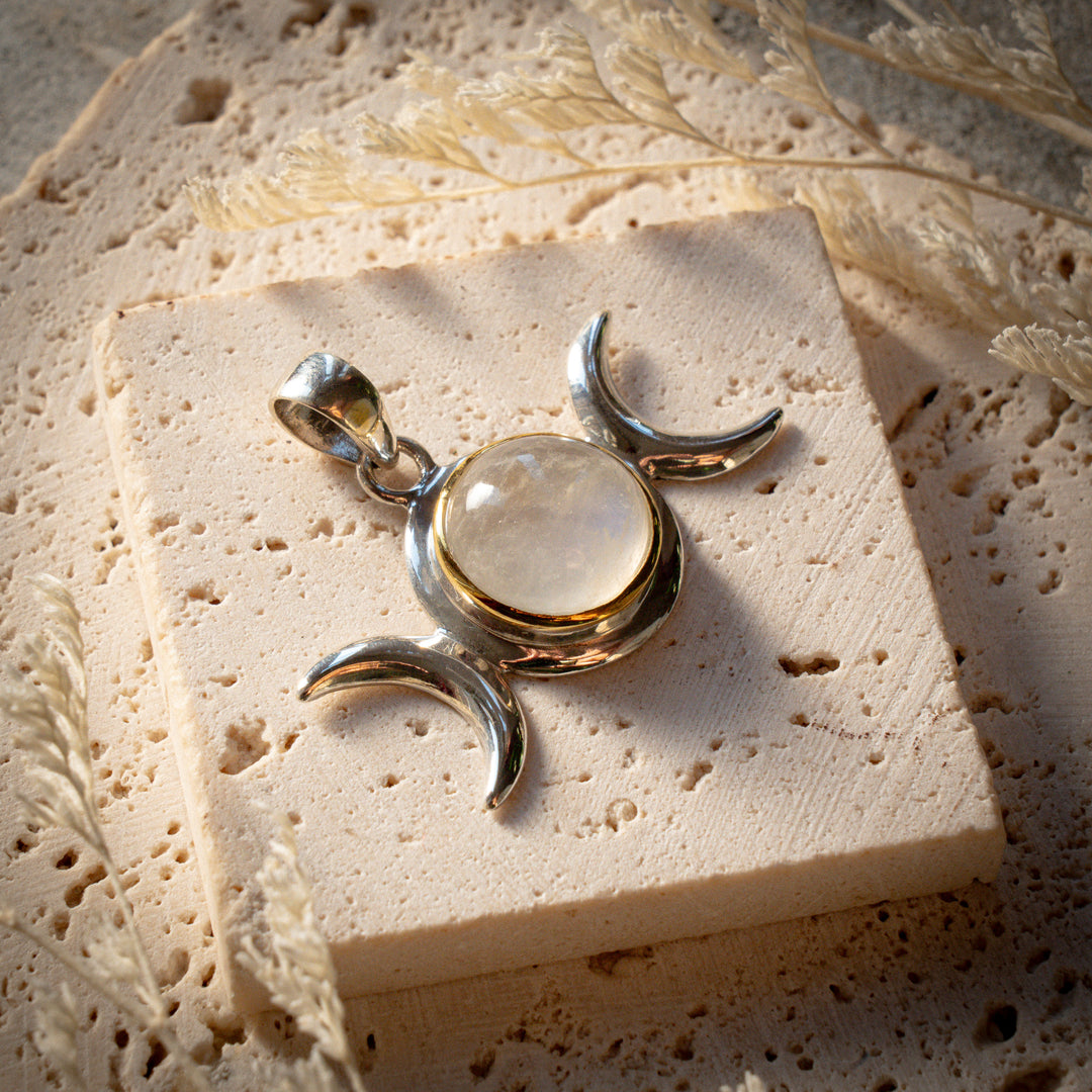 Triple Moon Pendant