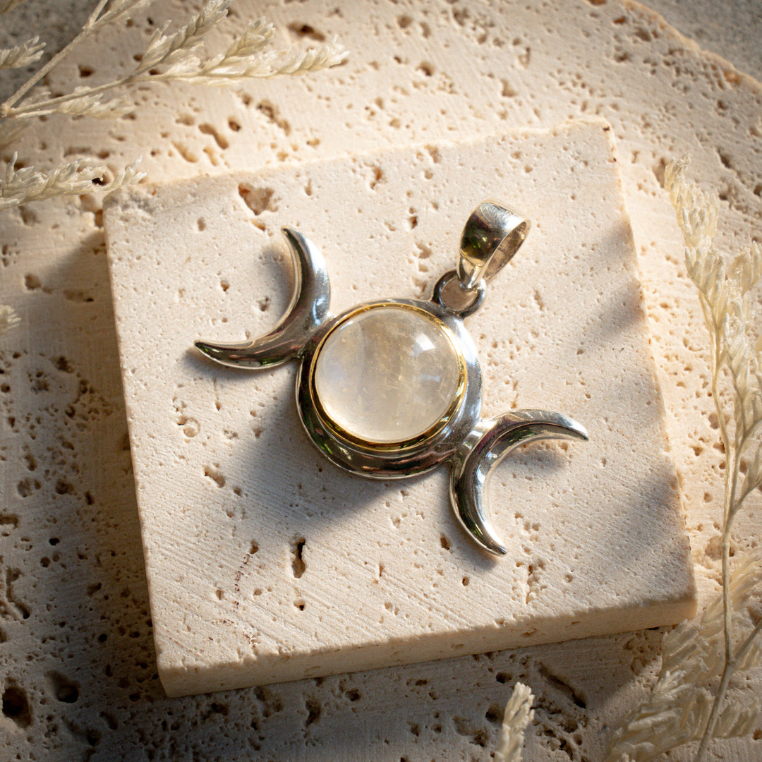 Triple Moon Pendant