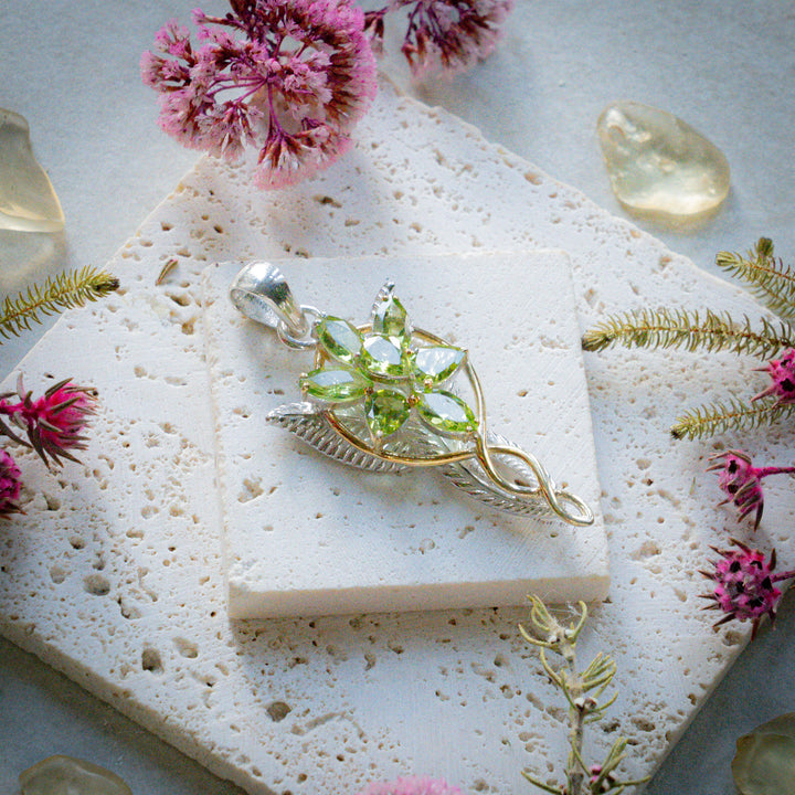 Peridot Elvenstar Pendant