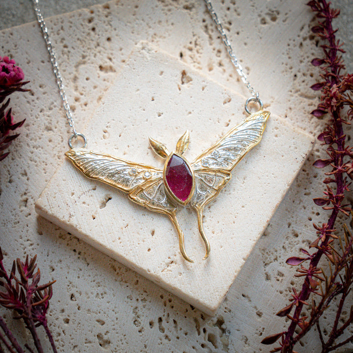 Spirit Moth Necklace