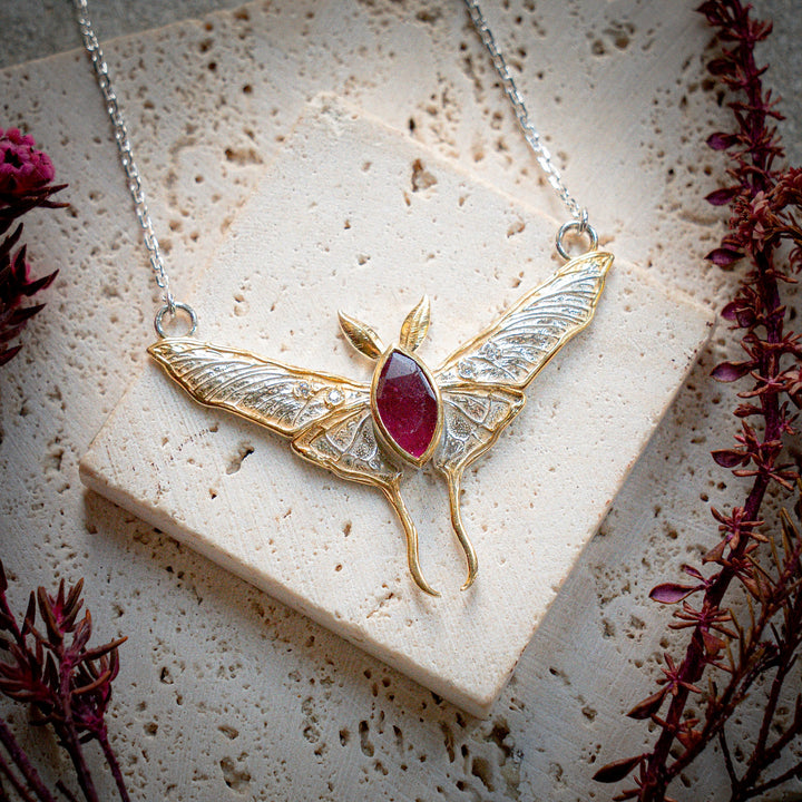 Spirit Moth Necklace