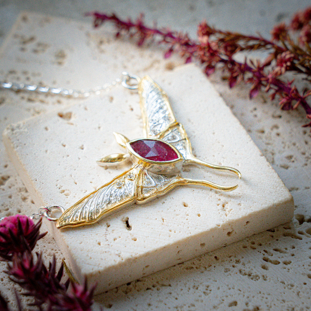 Spirit Moth Necklace