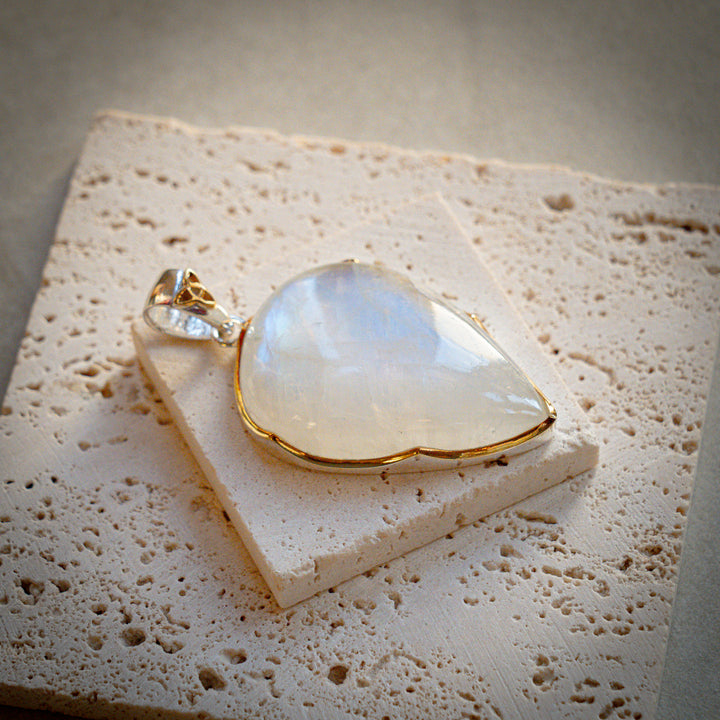 XL Rainbow Moonstone Shield
