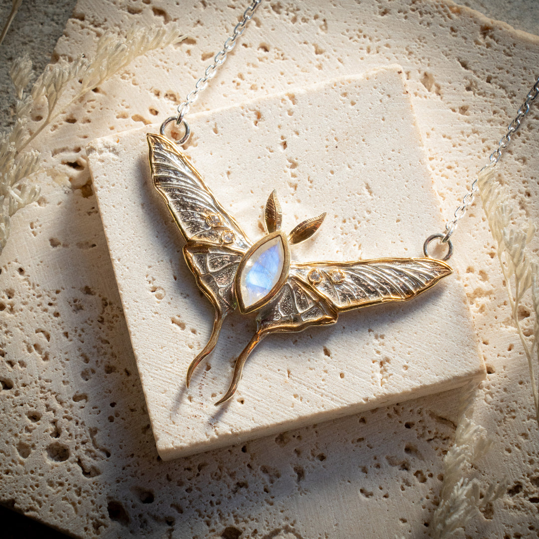 Spirit Moth Necklace