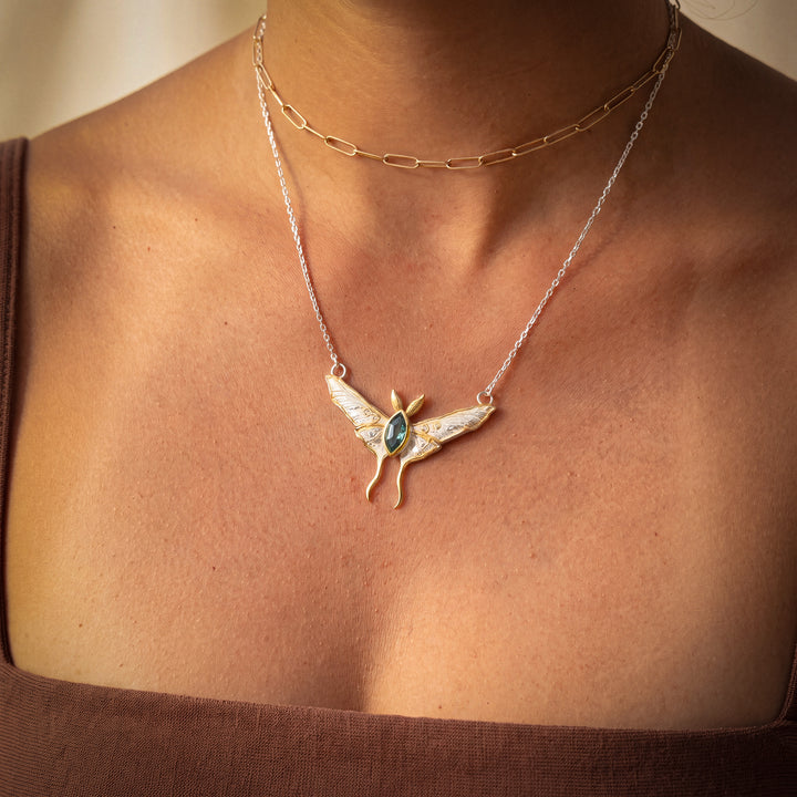 Spirit Moth Necklace
