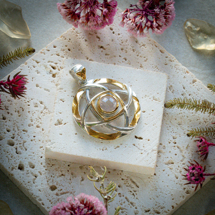 Rose Quartz Nexus Pendant