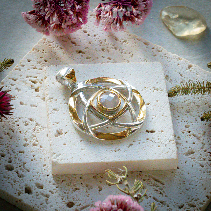 Rose Quartz Nexus Pendant