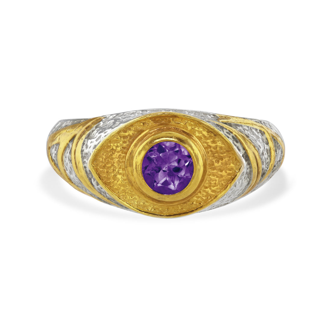 Small Amethyst Seer Ring