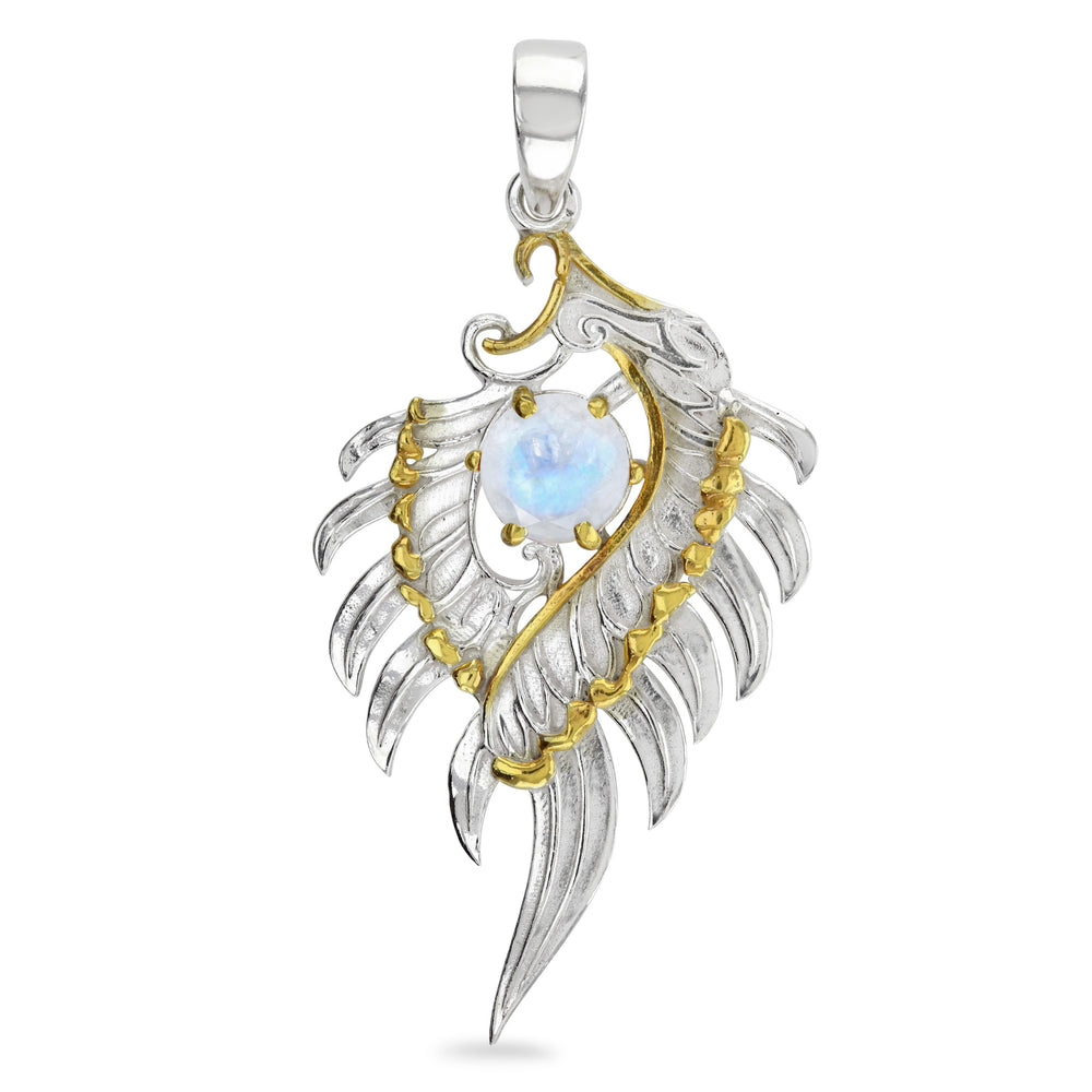 Eternal Flame pendant, Handcrafted symbolic pendant in sterling silver and gold, inspired by ancient wisdom and sacred meaning – spiritual jewellery for transformation and protection