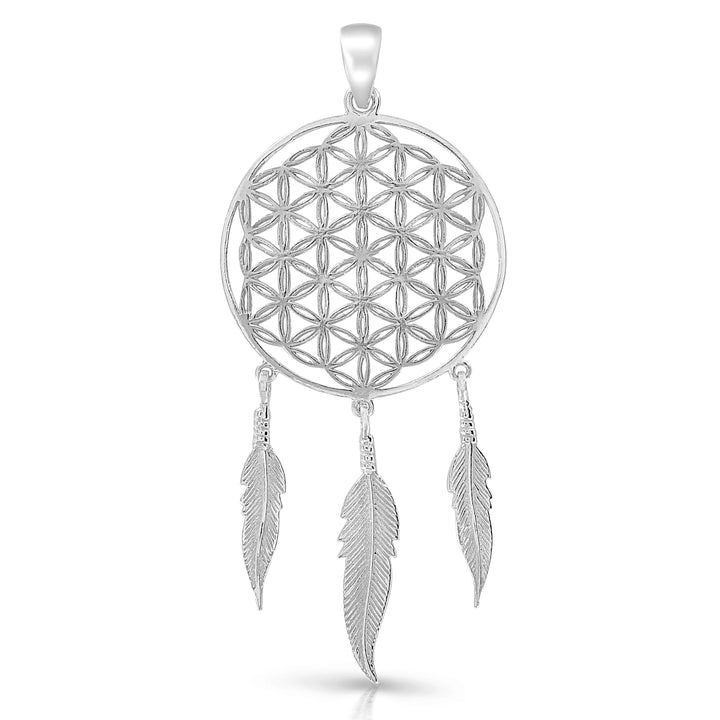 The Flower Of Life Dreamcatchter Pendant