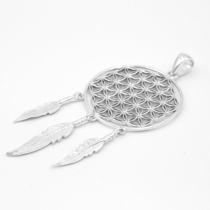 The Flower Of Life Dreamcatchter Pendant