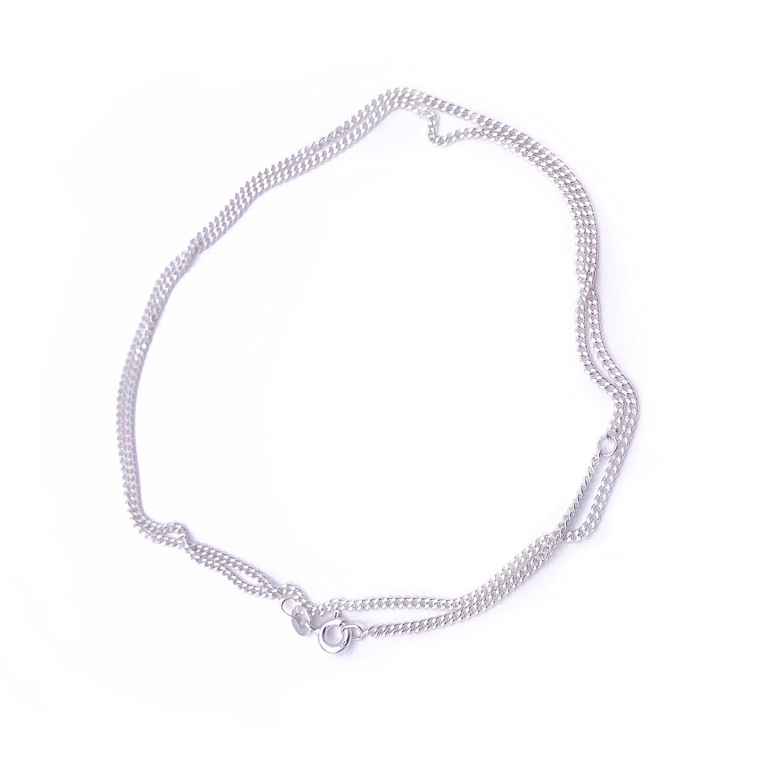 	Sterling Silver Flat Curb Chain