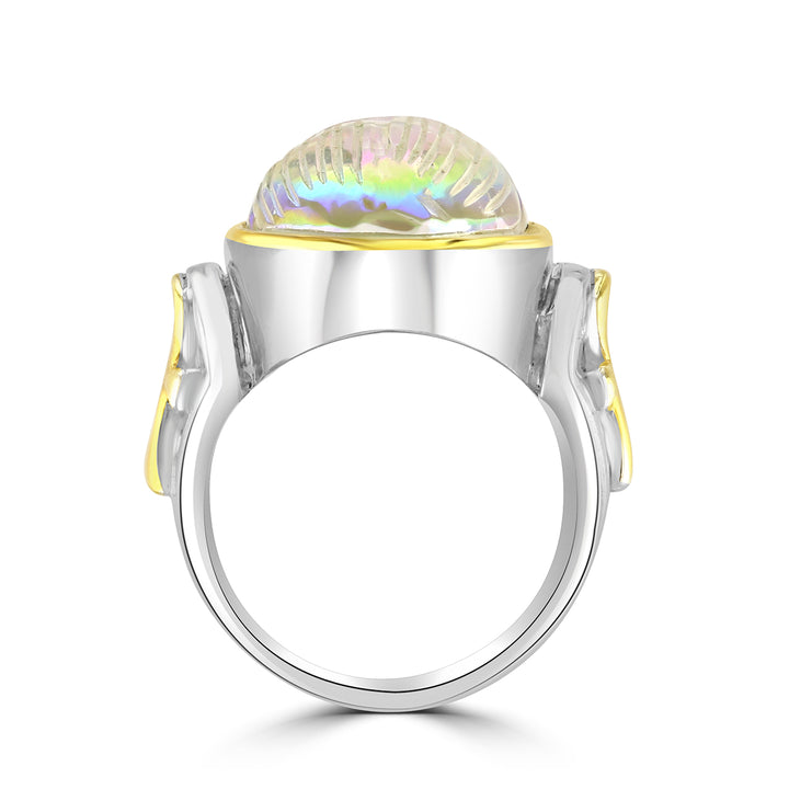 Angel Aura Scarab Ring