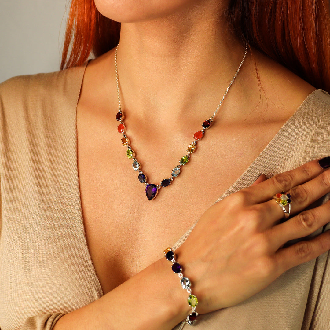 Chakra Collier Necklace