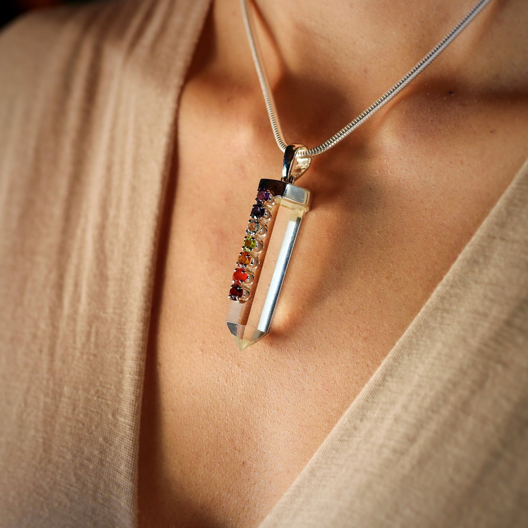 Chakra Crystal Pendant