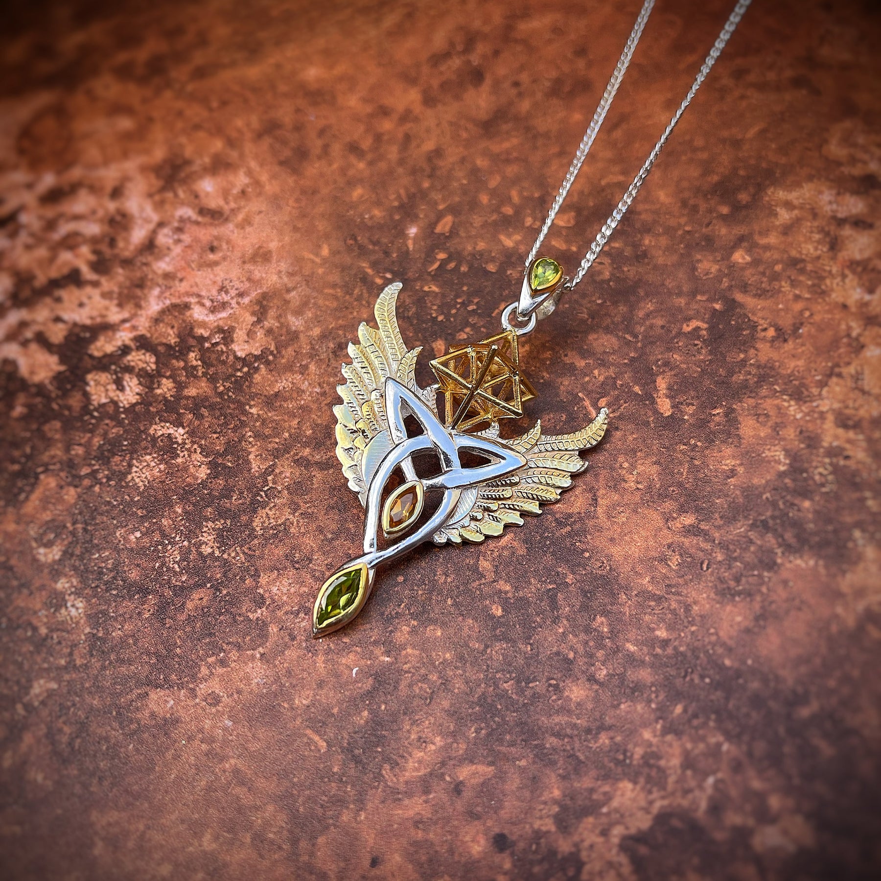 Deltic Fire Celtic Fire Pendant – StoneAge Glastonbury
