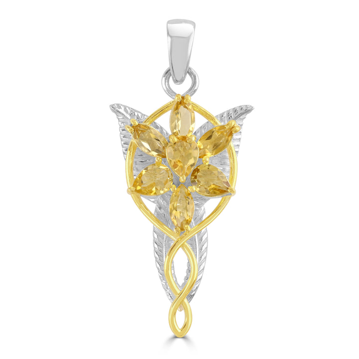 Citrine Elvenstar Pendant