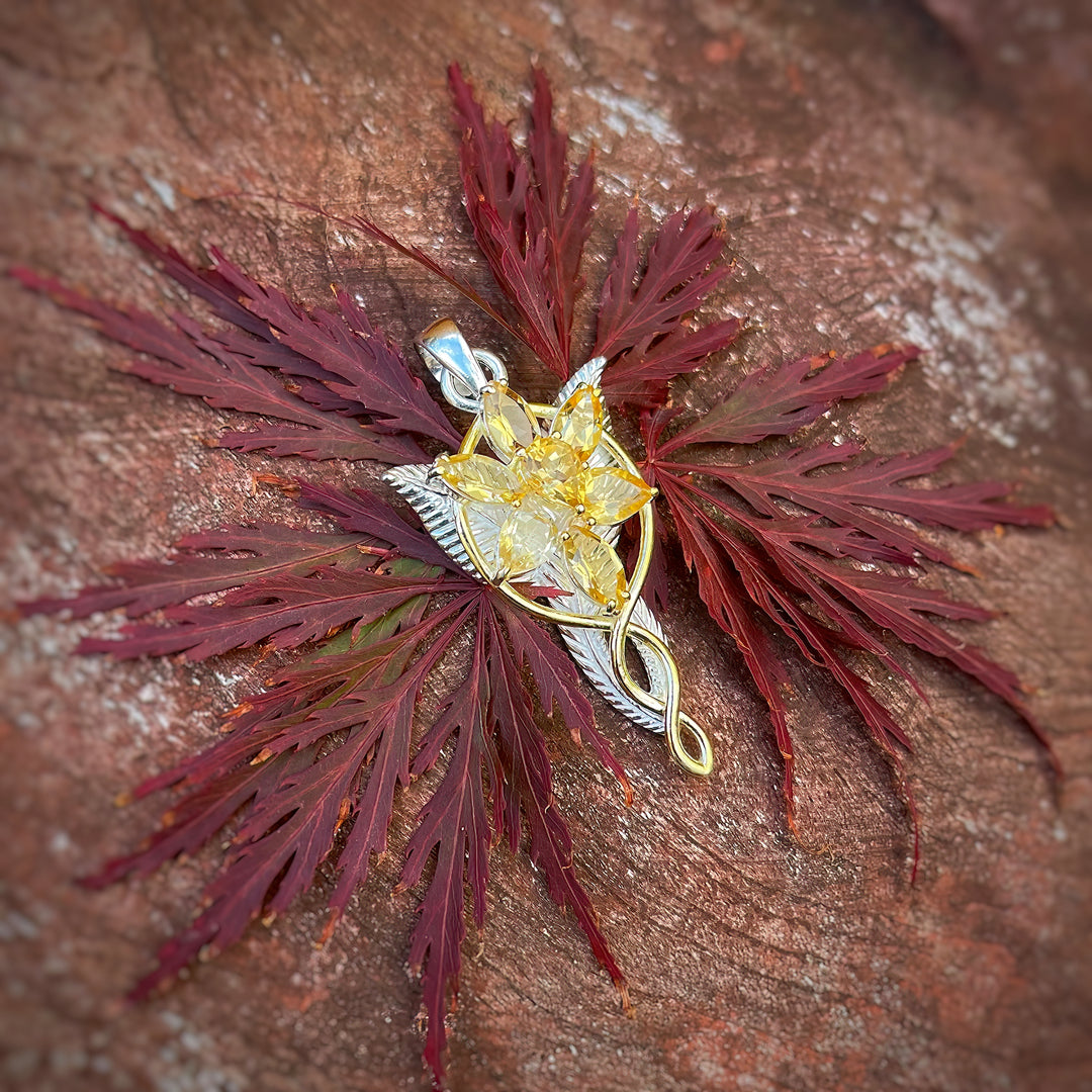 Citrine Elvenstar Pendant