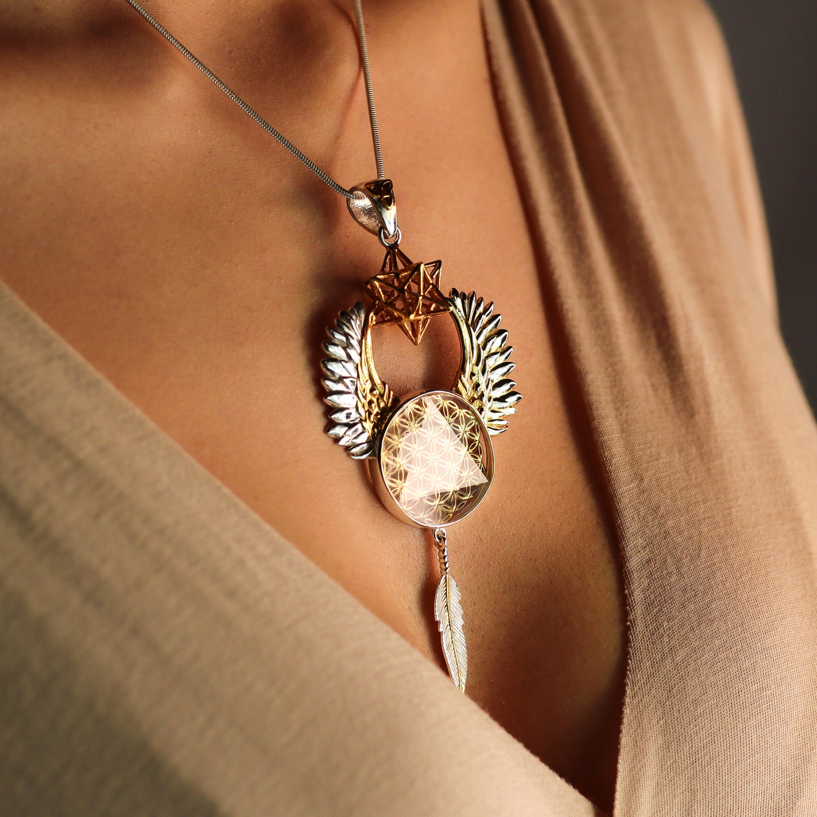 Angelic sales star pendant