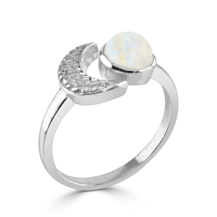 Lunaris Rainbow Moonstone Ring