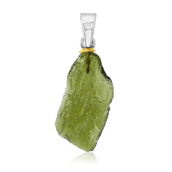 Raw Moldavite Pendant