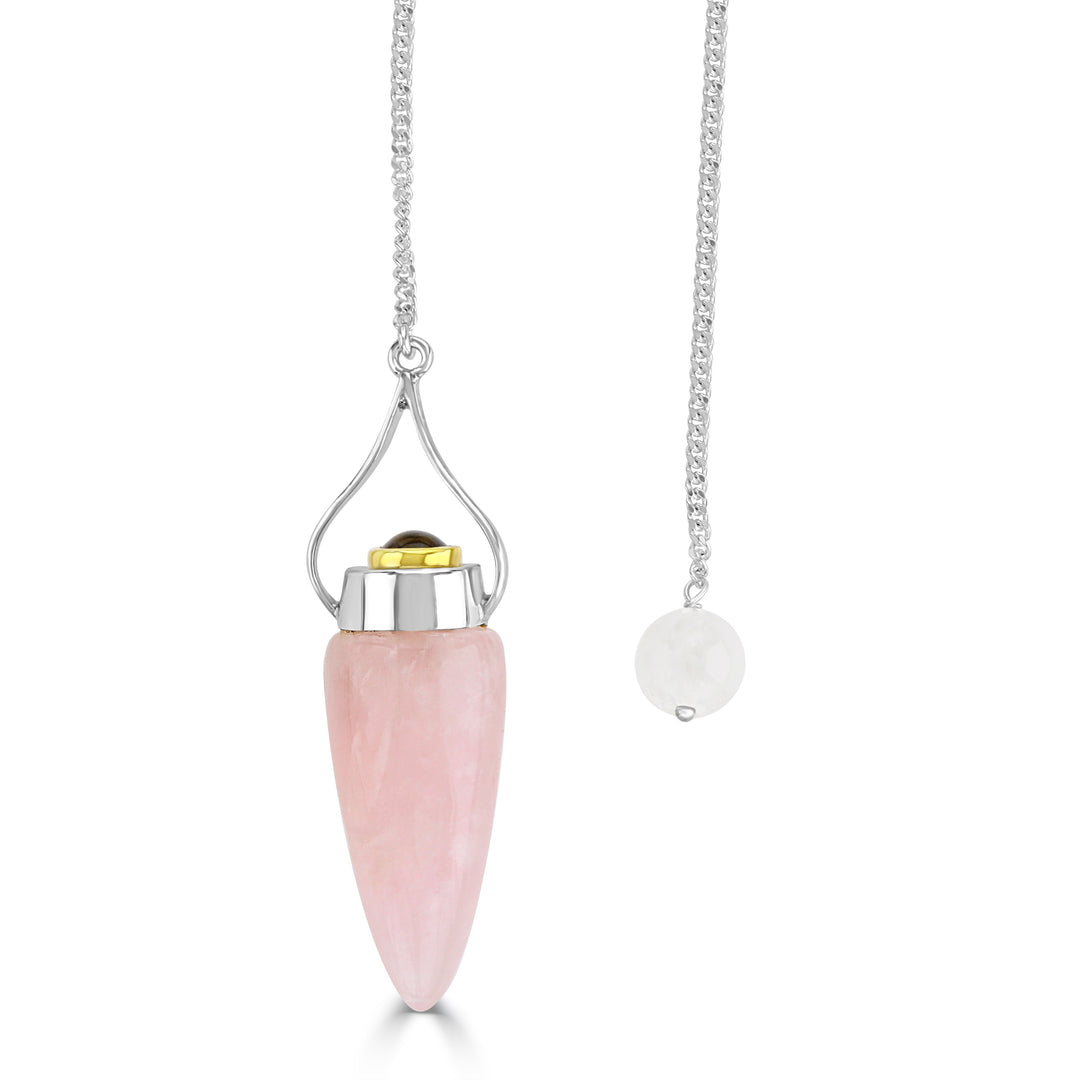 Rose Quartz Drop Pendulum