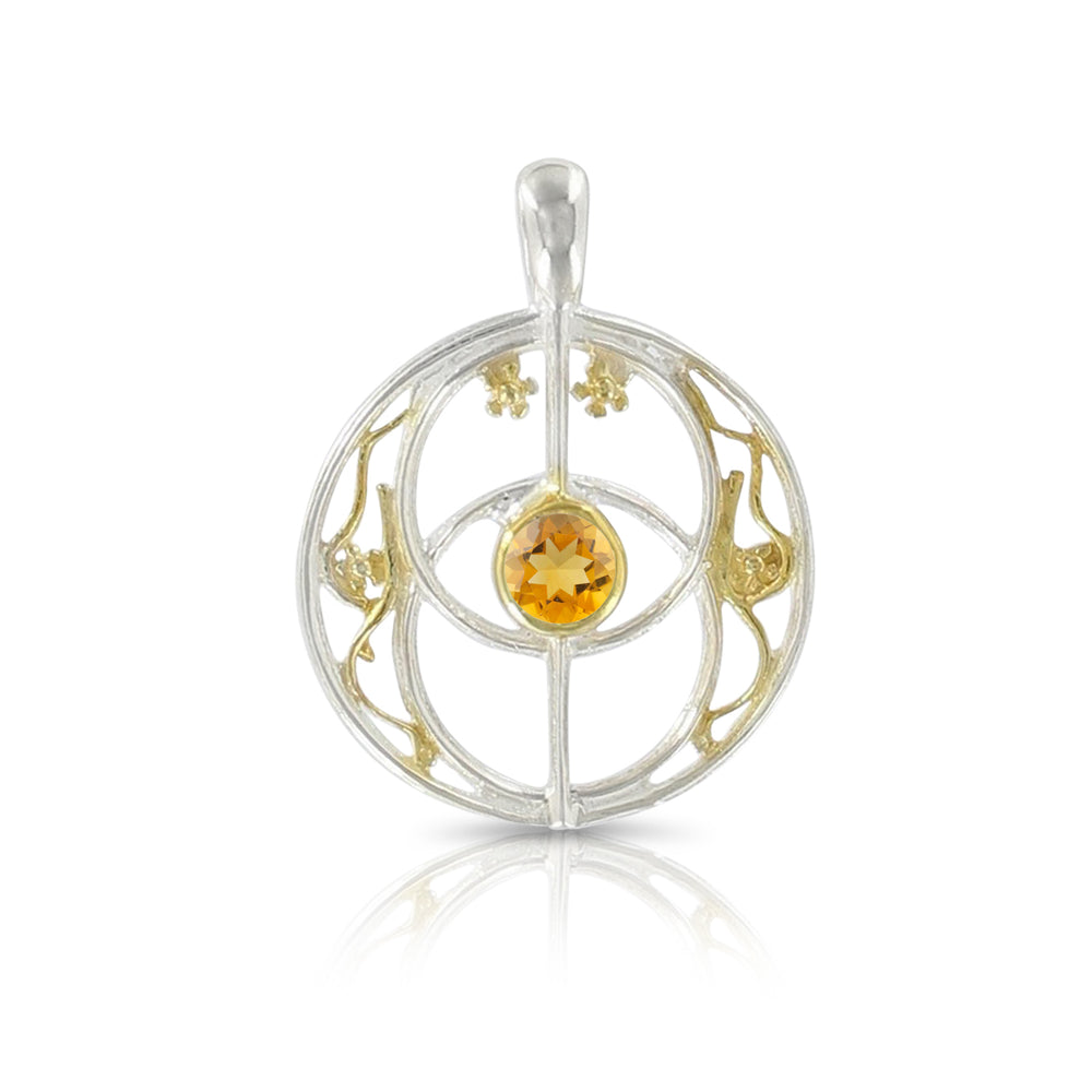 Chalice Well Pendant (Gold Plated)